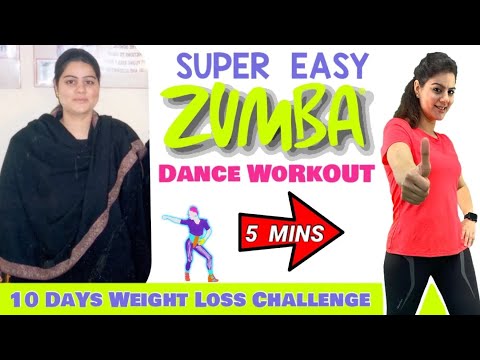 5 Mins Easy Weight Loss Zumba Dance Workout for Beginners at Home – Easy Home Workout to Lose Weight