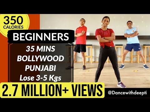 35 mins BEGINNERS Workout | Lose 3-5 kgs in 1 month | BOLLYWOOD Dance Fitness Workout # 29
