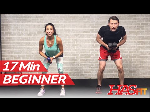 17 Min Strength Training Workout for Beginners – Beginner Workout Routine at Home for Women & Men