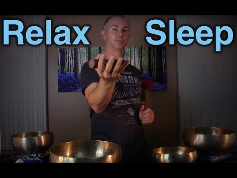 Qi Gong Relaxation Meditation – Healing Sleep ASMR – Tibetan Singing Bowls