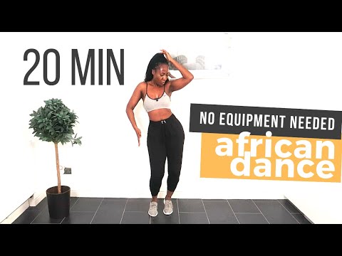 AFRICAN DANCE WORKOUT 20 min (FUN!!) | Afrifitness | No equipment
